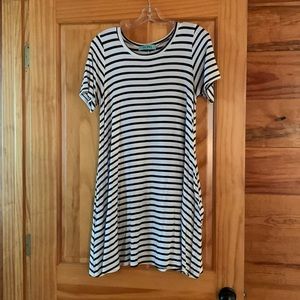 Karlie Cotton Stripes Dress